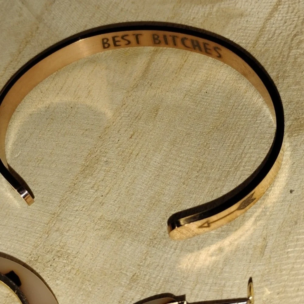 Hoop Earrings and Bracelet Combo